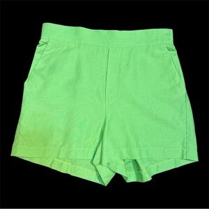 Steven Madden Women's Neon Green Everyday Pull-On Shorts